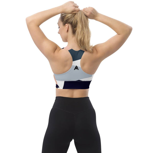 soutien gorge de sport pour femme design hexagone vue de dos