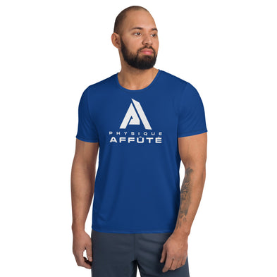 T-shirt de Sport bleu Homme Physique Affûté