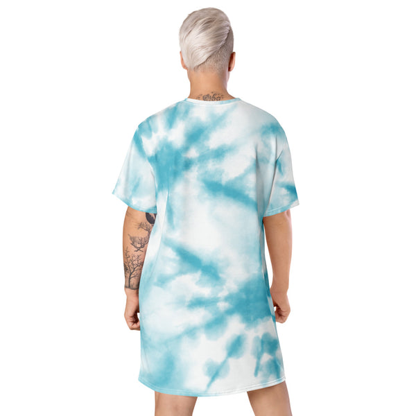 Robe T-shirt dégradé blanc/bleu Physique Affûté