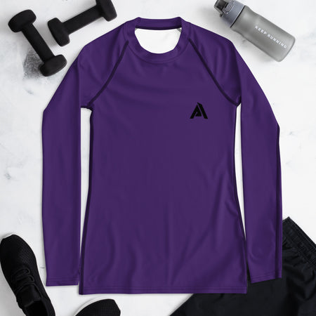 T-shirt de Compression violet pour Femme