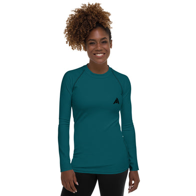 T-shirt de Compression bleu turquois pour Femme