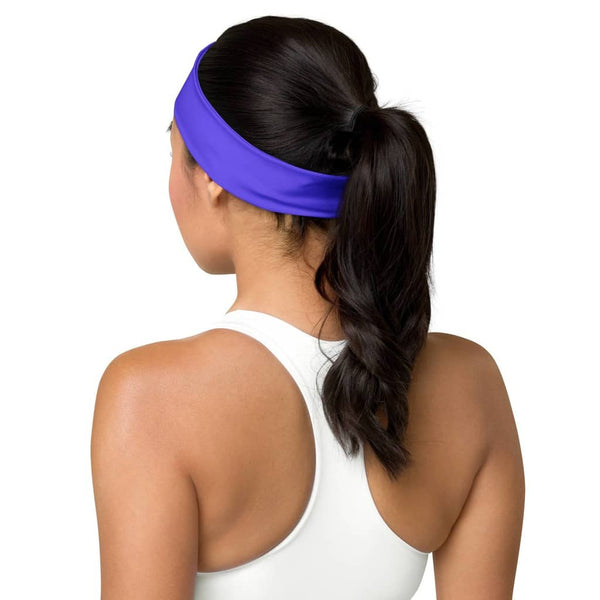 Bandeau de sport pour femme de couleur violet physique-affûté dos