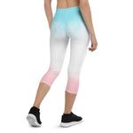 collant court sport femme bleu-blanc-rose physique-affute dos