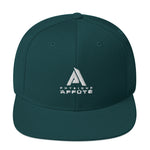 Casquette snapback verte logo brodé à l'avant physique-affûté
