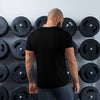 T-shirt de musculation homme couleur noir marque physique affûté vue de dos